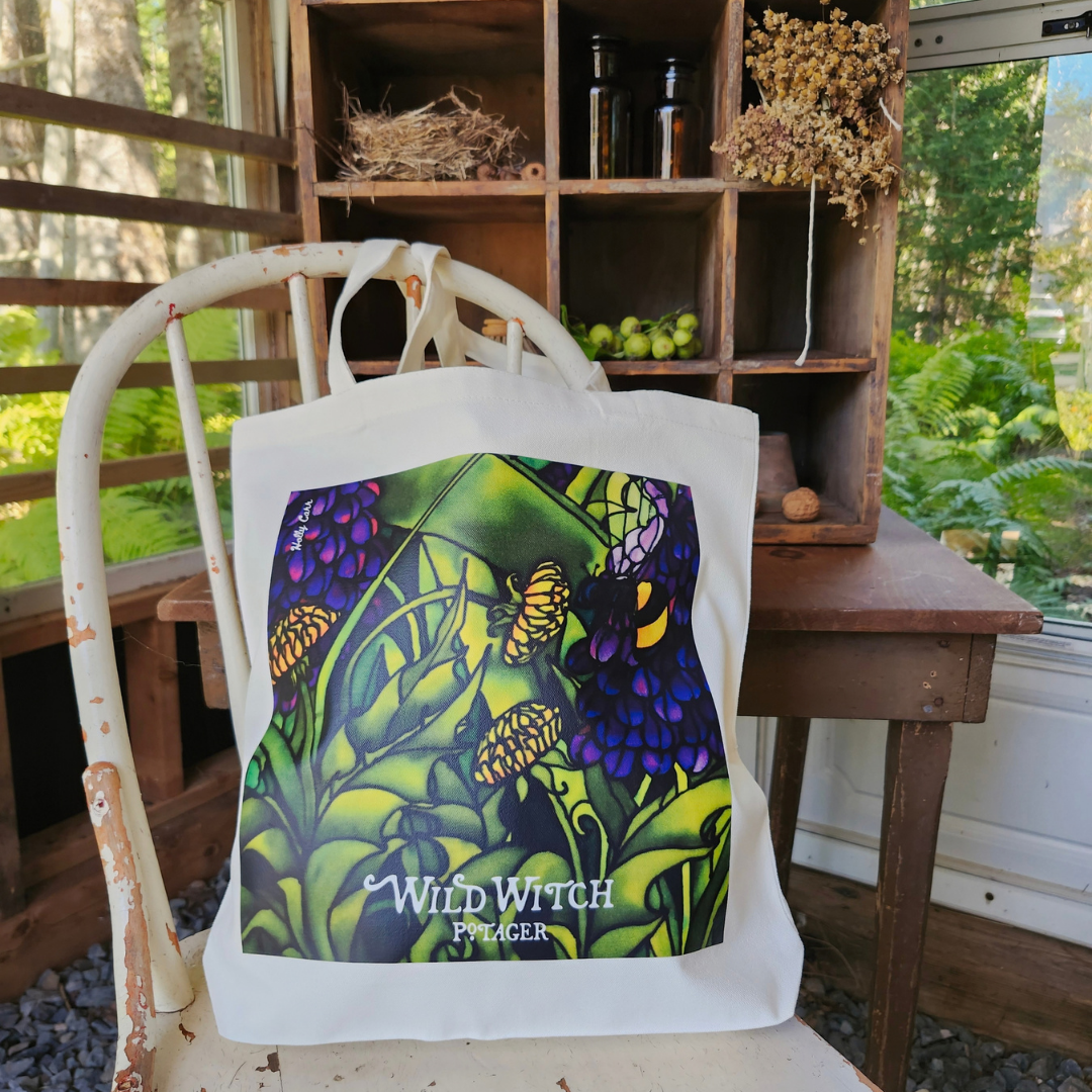 Midnight in the Potager Tote Bag