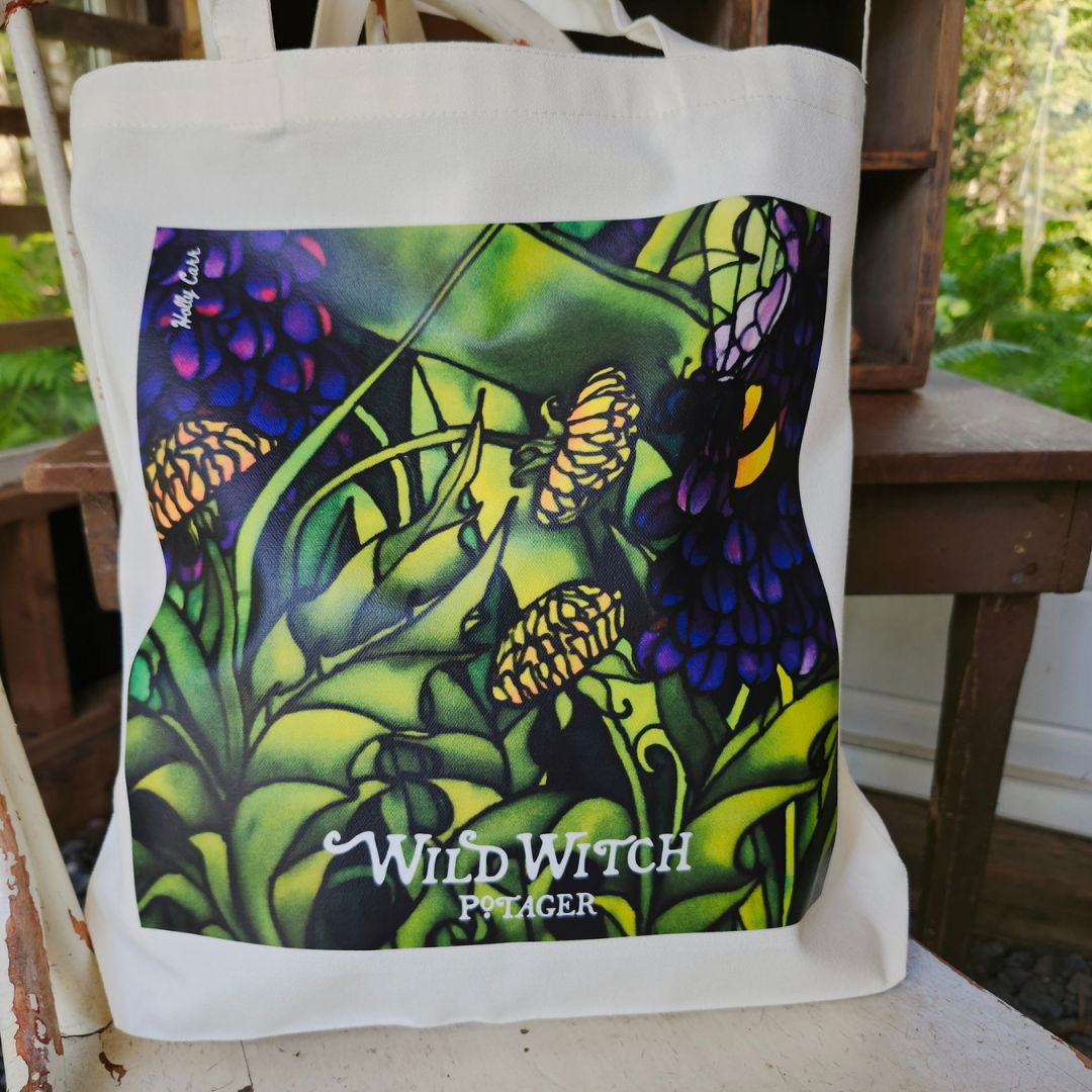 Midnight in the Potager Tote Bag